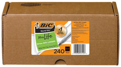 PEN BALLPOINT BIC STIC MEDIUM 1.0MM BLACK PACK OF 240