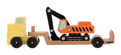 TRAILER AND EXCAVATOR