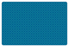 CARPETS FOR KIDS - KIDSOFT COMFORTING CIRCLES - 3 FT X 4 FT RECTANGLE - BLUE/TEAL