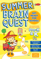 WORKBOOK - BRAIN QUEST SUMMER PREK-K