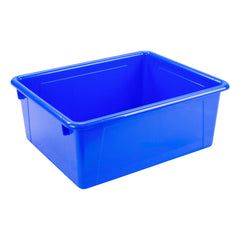 SCHOOL SMART DEEP STORAGE BIN - 10-3/4 X 13-3/8 X 5-1/4 - BLUE - EACH