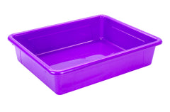 SCHOOL SMART STORAGE TRAY - 10-3/4 X 13-1/4 X 3 INCHES - VIOLET - EACH