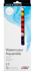 PAINT WATERCOLOR SIMPLY 0.4 OZ SET OF 12
