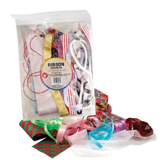 RIBBON ASSORTED COLORS AND SIZES 25 YARDS