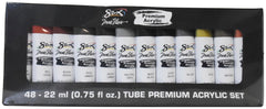 PAINT ACRYLIC SAX PREMIUM 0.75OZ TUBE SAX PREMIUM SET OF 48