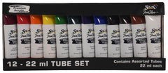 PAINT ACRYLIC SAX PREMIUM 0.75OZ TUBE SAX PREMIUM SET OF 12