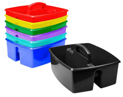 CADDY SUPPLIES PLASTIC 11.25IN X 4.25IN X 4.5IN ASSORTED SET OF 6