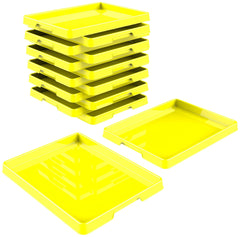 TRAY ACTIVITY 12 X 16 LARGE YELLOW PACK OF 12