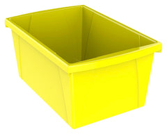 STORAGE BINS 5.5 GALLON MEDIUM YELLOW