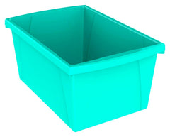 STORAGE BINS 5.5 GALLON MEDIUM TEAL