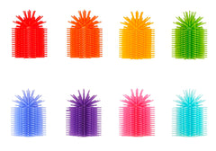 SPIKE SILICONE FIDGET TACTILE PENCIL TOPPER - SET OF 8