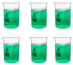 BEAKER GLASS ASTM 1000ML 6 PK