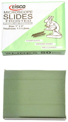 SLIDES MICROSCOPE GLASS FROSTED 50 PACK