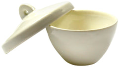 CRUCIBLE SQUAT FORM W/ LID 100ML