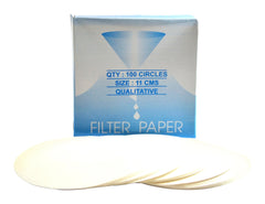 PAPER FILTER QUALITIVE 11CM DIA 100 PK