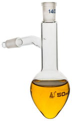 FLASK DISTILLING PEAR SHAPE 14/23 50ML