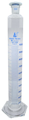 CYL GRAD POLY STOPPER HEX BASE 1000ML