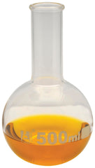 FLASK BOILING GLASS NARROW NECK 500ML