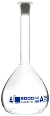 FLASK VOLUMETRIC GLASS CLASS A 2000ML
