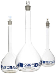 FLASK SET VOLUMETRIC ASTM CLASS B 3PK