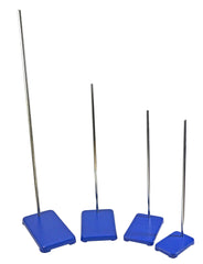 SET HEAVY DUTY CAST IRON BASE AND ROD