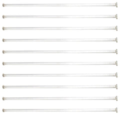 RODS GLASS STIR BUTTON ENDS 30CM 10 PK