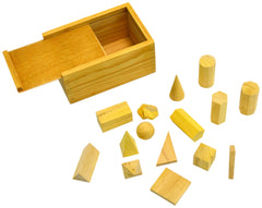 SHAPES WOODEN GEOMETRIC SET OF 16