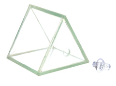 PRISM HOLLOW GLASS W/ STOPPER 50 X 50MM