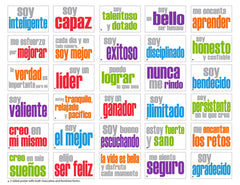 POSTER - SET OF 30 SPANISH 1 EA 11 X 17 IN