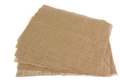 BURLAP DECORATOR 12 X 18 IN NATURAL PK OF 6