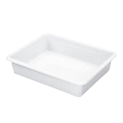 SCHOOL SMART STORAGE TRAY - 10-3/4 X 13-1/4 X 3 INCHES - WHITE - EACH
