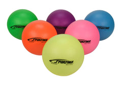 NEON TECHNO-COAT BALLS 6.25 INCHES MEDIUM - SET OF 6