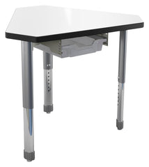 DESK - CLASSROOM SELECT - CONCORD - GEM - 34 W X 30 D - MARKERBOARD - T-MOLD - SPECIFY TOP COLOR - SPECIFY EDGE COLOR - TOTE RAILS