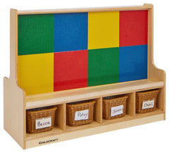 KIT ROOM DIVIDER MAGNETIC PANEL AND STD BUILDING GRIDS WITH 4 BASKETS TRAYS