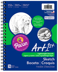 PAPER SKETCH DIARY ART1ST 8.5X11 IN 70 SHTS