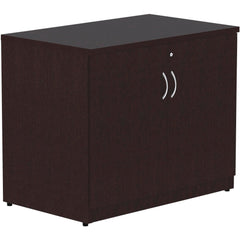 STORAGE CABINETS - CLASSROOM SELECT - 2-DOOR STORAGE CABINET - 36 W X 22-1/2 D X 29-1/2 H IN - ESPRESSO COLOR