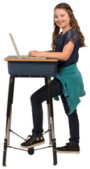 STANDING DESK CONVERSION KIT W/ ATTACHABLE FOOTFIDGET 2.0 - 7/8 INCH DIA