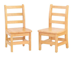JONTI-CRAFT KYDZ - LADDERBACK CHAIR - SET OF 2 - 14 IN - SPECIFY SEAT COLOR