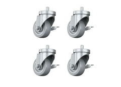 PART - DIVERSIFIED SPACES - FAB-LAB WORKBENCH CASTERS - 3 INCH SWIVEL W/BRAKE - SET OF 4