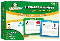 WRITING - ALPHABET/NUMBER DRY ERASE FLASHCARDS