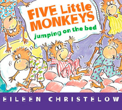 BOOK FIVE LITTLE MONKEYSD BRDBK