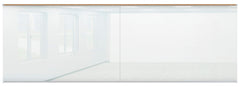 MOORECO GLASS WALL BOARD - LISO GLASS WALL - 4X12 - GLOSS WHITE