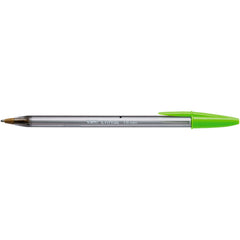 Pen Bic Cristal Fun Lime Green Pk20