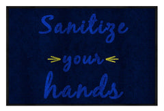 FLOOR MAT - M AND A MATTING SANITIZE YOUR HANDS MAT 2X3 FT