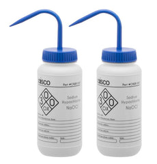 WASH BOTTLE SODIUM HYPOCHLORITE 500ML 2 COL