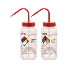 WASH BOTTLE ACETONE 500ML 4 COLOR PK2