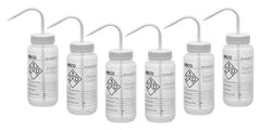 WASH BOTTLE ETHANOL 500ML 2 COLOR PK6