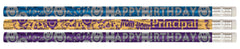 PENCILS AWARD HAPPY BIRTHDAY FROM PRINCIPAL PACK OF 12