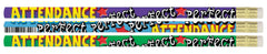 PENCILS AWARD PERFECT ATTENDANCE MANIA PACK OF 12