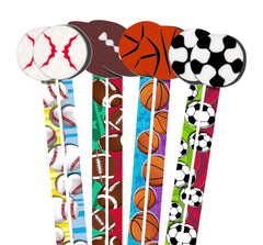 PENCILS SPORTS WITH TOP ERASERS SET OF 36